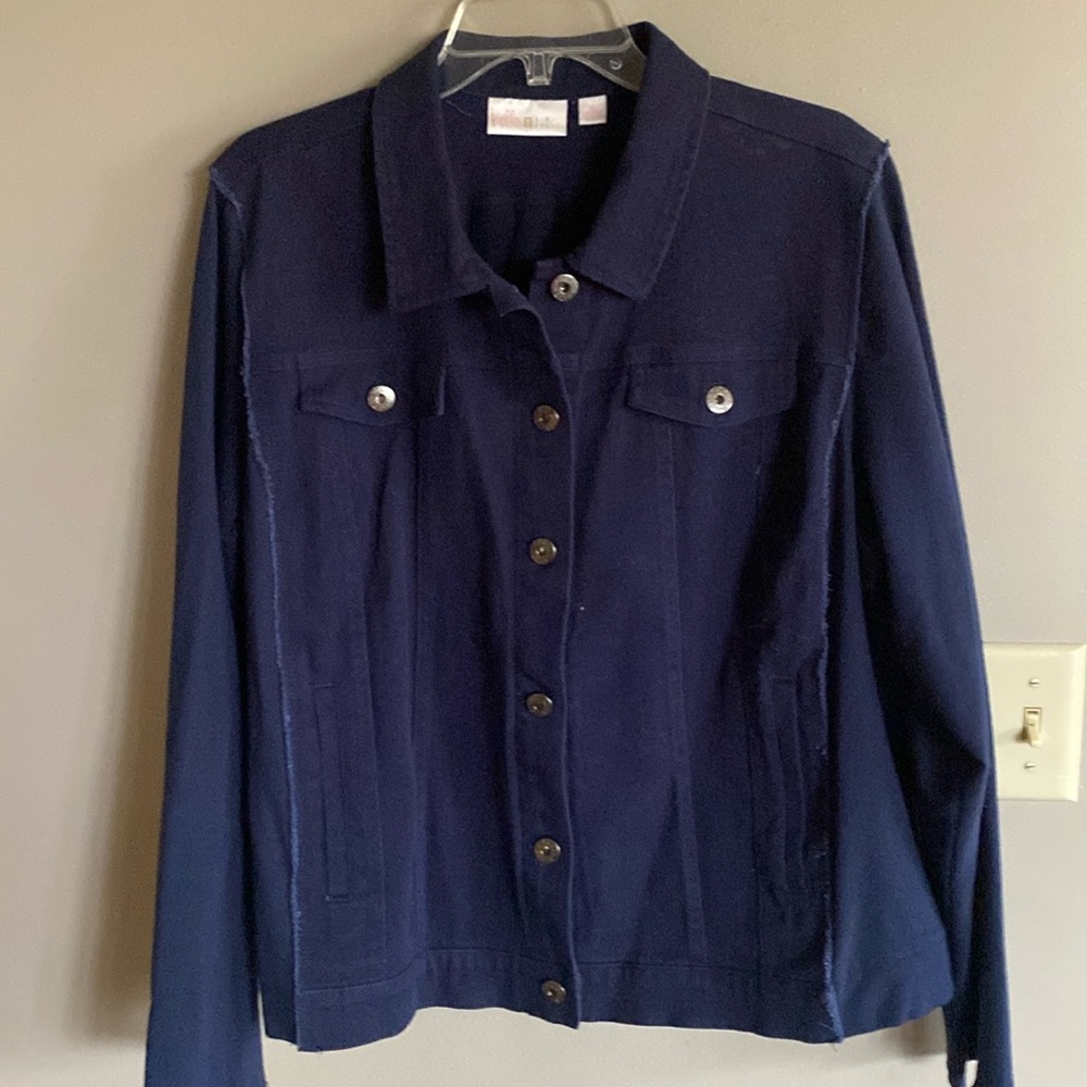 Belle Twill and Knit Jacket